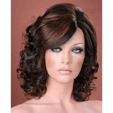 Forever Young Medium Style Tousled Full Curls Medium & Light Brown Mix Fashion Wig