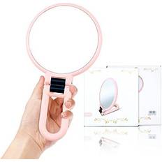 Yves Saint Laurent Cosmetic Tools Yves Saint Laurent Makeup Mirror Double Sided Magnifying Mirror with 5x Folding Mirror Handheld Travel Mirror and Dressing Table Mirror Makeup Tools for Bedroom
