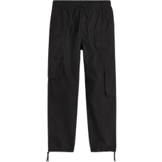 H&M Relaxed Fit Cargo Trousers - Black