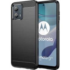 Skalo Motorola Moto G53 5G Armor Carbon Stødsikker TPU-cover Sort