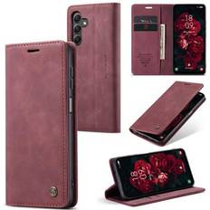 CaseMe Mobiltilbehør CaseMe Samsung Galaxy A25 013 Series Pung Vinrød