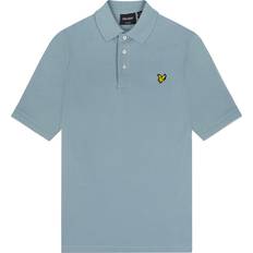 Elastaan Polo's Lyle & Scott Kid's Plain Polo Shirt - Slate Blue