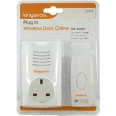 Kingavon Plug In Wireless Door Chime With Socket