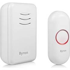 Byron DBY-22311 Wireless Portable Doorbell Set, 150 m Range, 16 Melodies