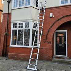 Telescopic ladders Samuel Alexander 5m Lightweight Aluminium Hinged Telescopic Extendable Multi-Position & Step