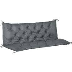 OutSunny Bench Cushion Grey Cuscino per sedia Grigio (98x150cm)