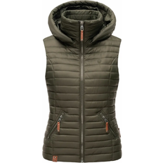 Navahoo Shadaa Lightweight Women's Quilted Vest - Olive