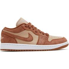 Brown - Women Shoes Nike Air Jordan 1 Low SE W - Legend Medium Brown/Sail/Legend Coffee