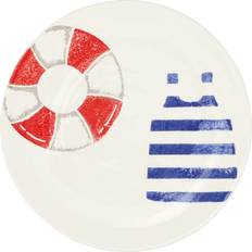 Vietri Riviera Life Preserver Dessert Plate