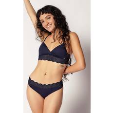 Skiny Damen Bamboo Lace Gepolsterter BH, Cheeky Navy