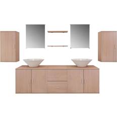 Muebles de lavabo doble vidaXL (272230)