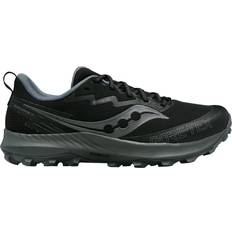 Saucony Women's Peregrine GTX Trail Running Shoes, 11.5, Black/Carbon