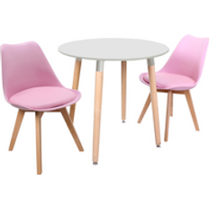 Pink Dining Sets Life Interiors Round Lorenzo 2 Dining Set