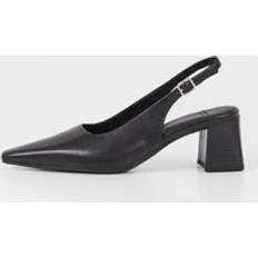 Vagabond Women's Altea Leather Sling Back Court Shoes Black
