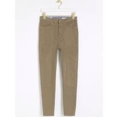 Green - Women Jeans River Island Womens Khaki High Waisted Skinny Jeans 14S