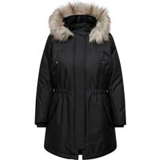 Only Overtøj Only Carirena Lang Parka - Pelskant