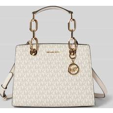 Michael Kors MK Cynthia Small Satchel - White