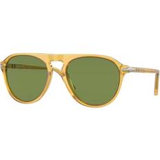 Persol PO3302S Aviator Sunglasses - Hombre Marrones