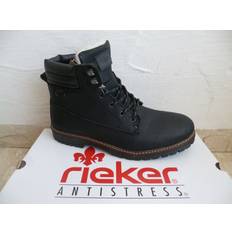 Rieker Herre Sko Rieker herrenwinterstiefel tex/reißverschluss/leder/wollfutter/schwarz/f3600-00 Schwarz EUR