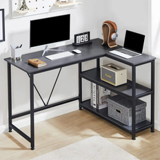 Ebern Designs Kishwar L-Shaped Wood/Metal Writing Desk