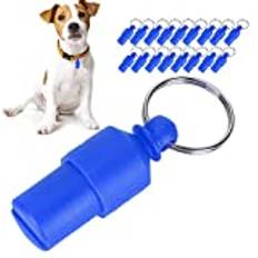 Pssopp Hund-ID-bricka Mini Anti Lost Pet Tube Tag ID-namnetiketter Hundhalsband