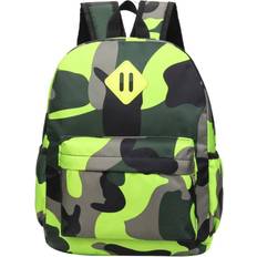 Tianfu Camo Backpacks for elementary,Preschool Boys Bookbag for Kids,Mini toddler students Schoolbag-Green