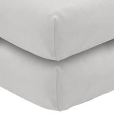 GOTS (Global Organic Textile Standard) Bed Sheets John Lewis GOTS Organic Cotton Fitted Cot Pack Bed Sheet Grey