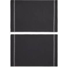 Cotton Place Mats John Lewis Lisbon Border Place Mat Black