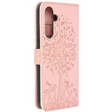 Avizar Tree Cover Wallet Case, Rose, for Samsung Galaxy A54 5G Pink