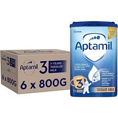 Aptamil 3 Toddler Baby Milk Powder Formula, 1-2 Years, 800g Pack of 6 Packaging May Vary