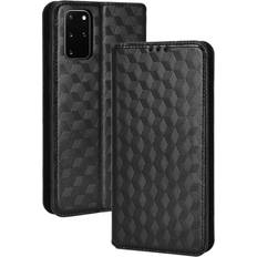 GANGXUN Black Case for Samsung Galaxy S20 Plus 5G Card Holder Flap Functional PU Leather Flip Wallet Cover Compatible with Samsung Galaxy S20 Plus 5G Case