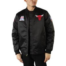 Mitchell & Ness M&N Satin Bomber Jacke Chicago Bulls schwarz