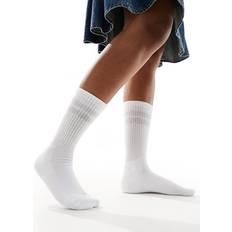 Vero Moda Mujer Calcetines Vero Moda Mel Stipe Sporty - Blanc