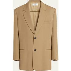 Brown - Men Blazers The Row Men's Abram Wool Oversized Blazer