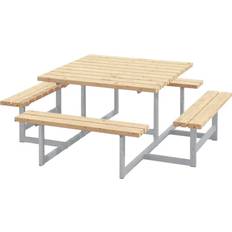 Plus ThermoWood Picknicktafel Vierkant Blokhus