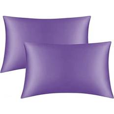 Purple Pillow Cases Casabella Satin 2 Pillow Case Purple