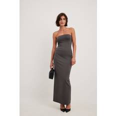 NA-KD Basic Tube-Maxikleid aus Jersey Grey