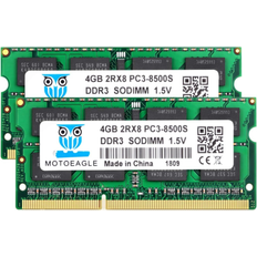 1066 MHz - 8 GB - SO-DIMM DDR3 RAM Memory Motoeagle Motoeagle 8gb 2x4gb pc3 8500s ddr3 1066mhz sodimm, grün 8500 4gbx2 Grün PC3 8500 4GBx2