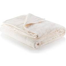 Minky Super Soft Luxury Blankets White