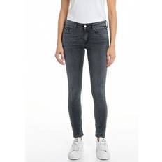 Bekleidung Replay Damen Jeans mit Power Stretch, Grau Dark Grey 097 30L