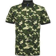 Fox Clothing Fox Asquith Kurzärmliges Camo-Poloshirt für Herren