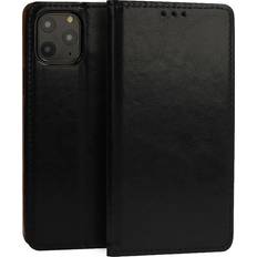 Skal-man Plånboksfodral iPhone 13 PRO MAX Äkta Italienskt Läder Svart
