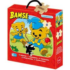 Kärnan Träpussel Bamse 6 bitar