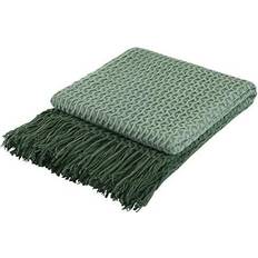 Coastline Super Soft Ombre Blankets Green