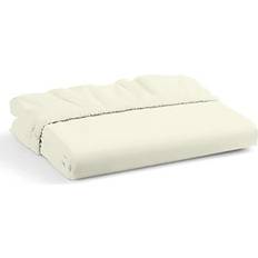 Fitted 40cm Deep Cream Bed Sheet White