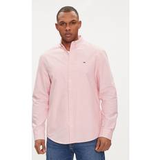 L - Uomo Vestiti Tommy Jeans Entry Oxford Shirt - Pink