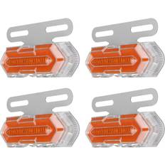 Exogio 4Pcs 24V LED Car Side Marker Lights Turn Signal