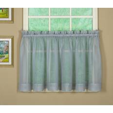 Curtains & Accessories Today's Curtain Emelia Original Voile Tier Pair 60 W x 30 L Grey