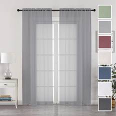 Curtains & Accessories Chyhomenyc Chyhomenyc Extra Long Sheer