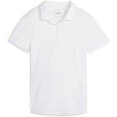 Puma Dame Pikéskjorter Puma Poloshirt Damen 01 white glow Weiß